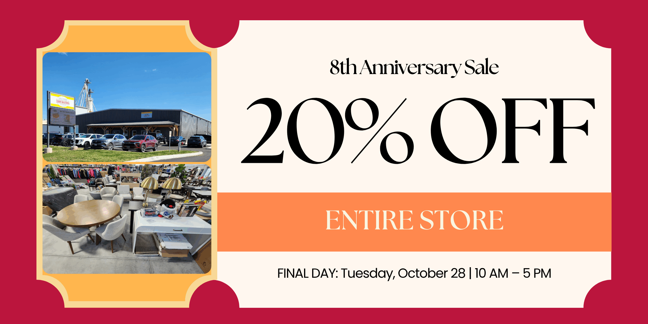 Anniversary Sale – Jacobs Liquidation